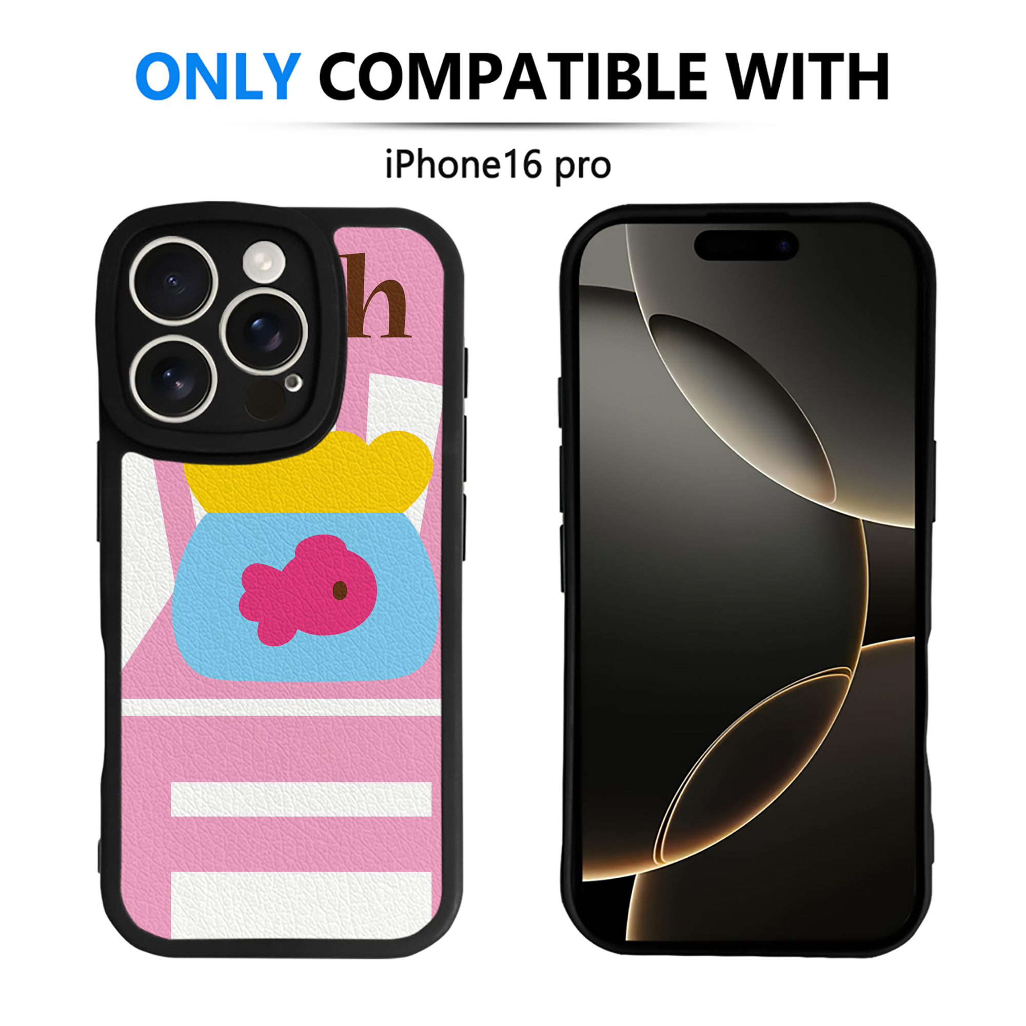 （画像用） Hello Kitty ハローキティ 【iPhone 16シリーズ対応】シリコンスマホケース（レザー調） 材質：シリコン